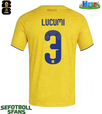 Colombia Jhon Lucumi #3 Hemmatröja VM 2026 Kortärmad